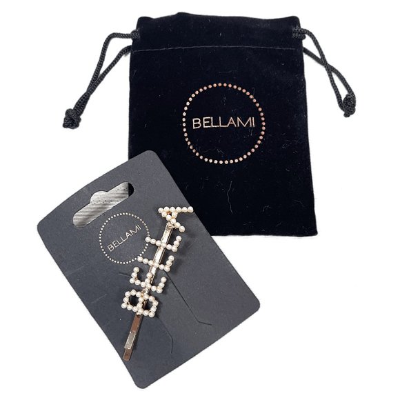 BELLAMI Accessories - NWT Bellami Bella pearl XL hair pin